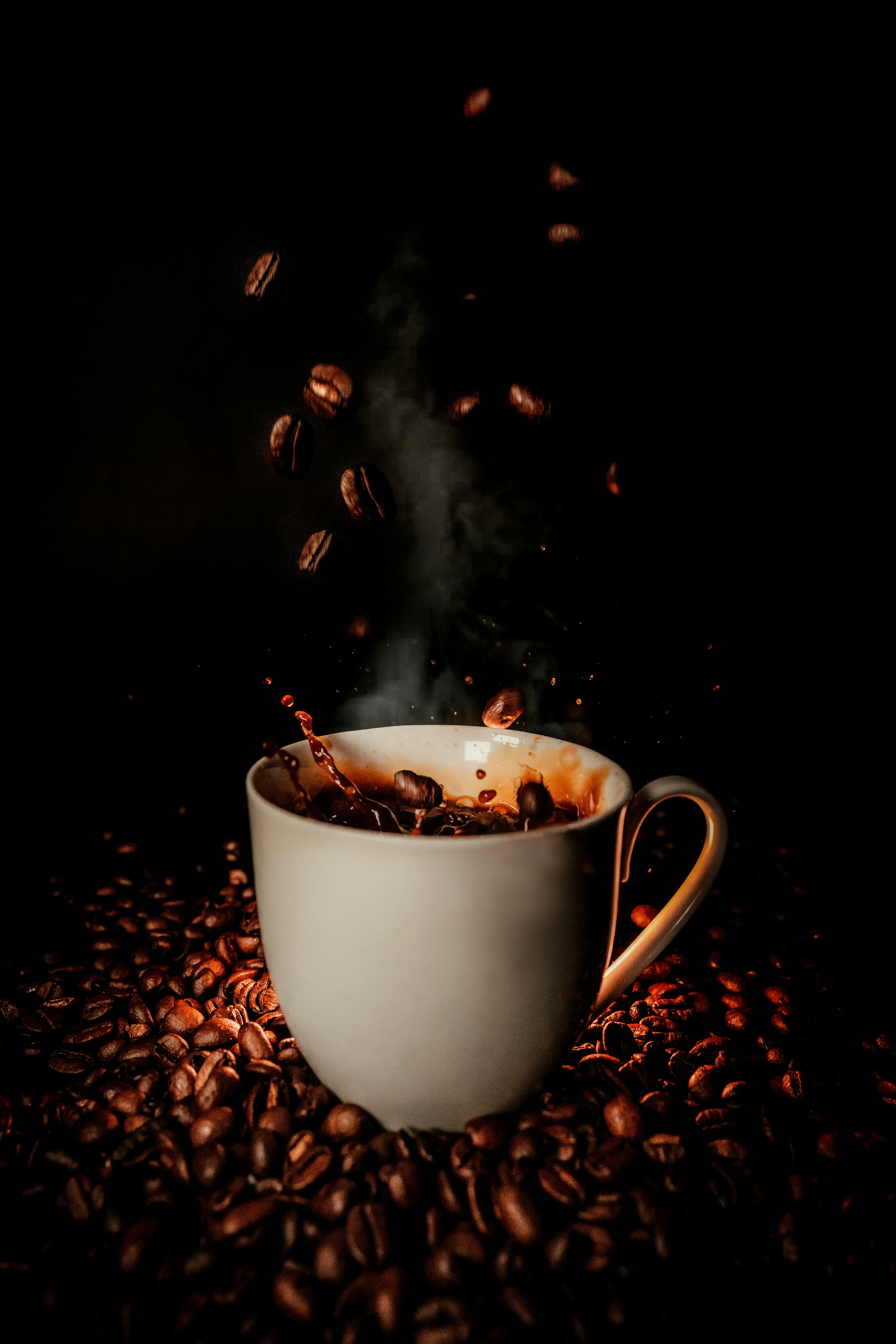 Artfully prepared coffee